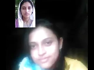 Indian Hot Academy Teenage Cookie On Video Call Give Lover at bedroom - Wowmoyback